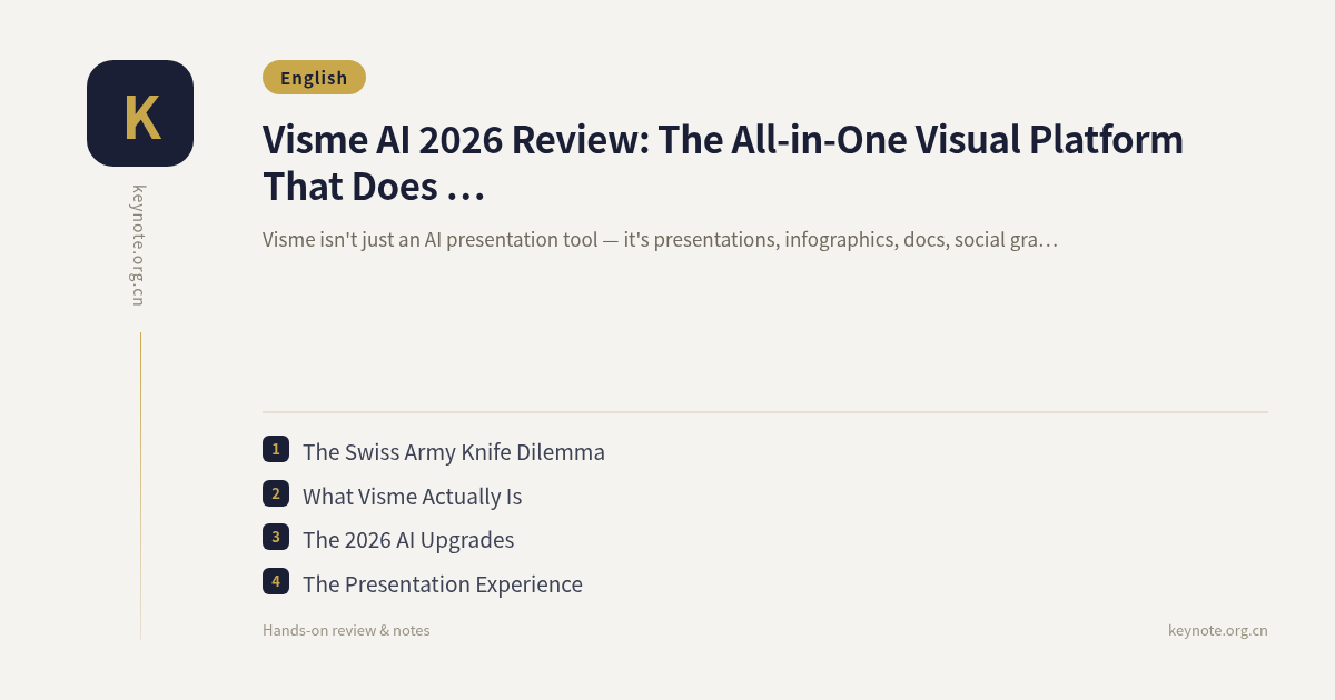 Visme AI 2026 Review: The All-in-One Visual Platform That Does (Almost) Everything